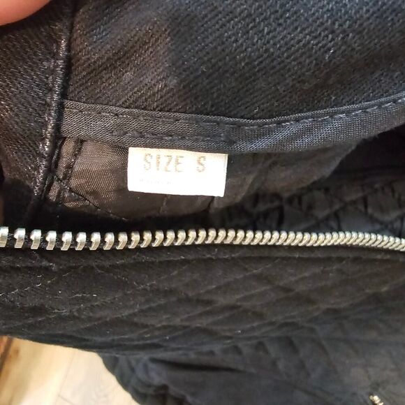 NWOT Diesel Black Moto Quilted Jacket Size Small - Picture 11 of 11